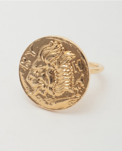 【WAEKURA/ワエクラ】コインモチーフリング 詳細画像 ゴールド 1