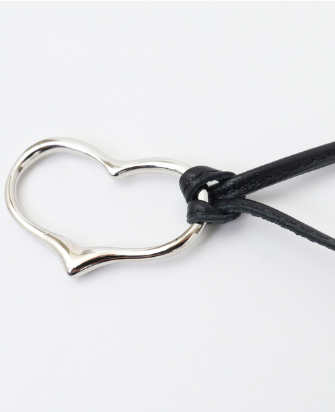 【UCALYPT/ユーカリプト】Heart Leather Necklace 詳細画像 シルバー 3