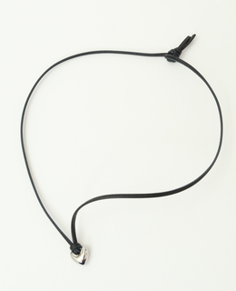 【UCALYPT/ユーカリプト】Plump Heart Leather Cord Necklace (ul4453)