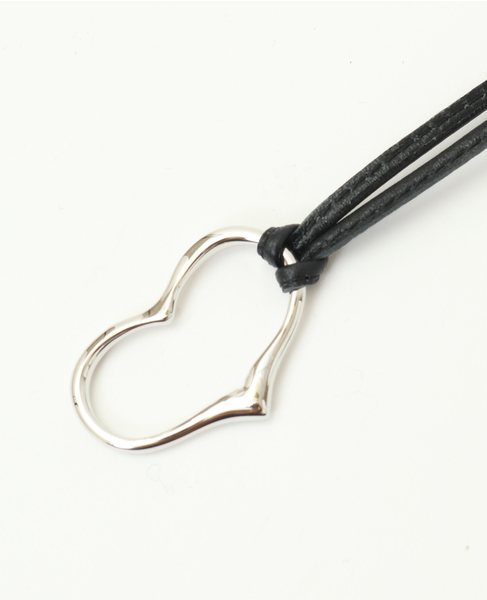 【UCALYPT/ユーカリプト】Heart Leather Necklace (ul4452) 詳細画像 シルバー 2