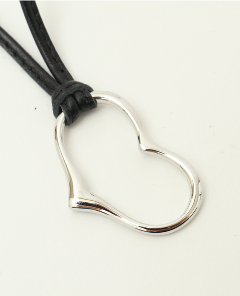 【UCALYPT/ユーカリプト】Heart Leather Necklace (ul4452) 詳細画像 シルバー 5