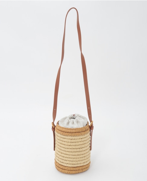 【Gianni Chiarini/ジャンニキャリーニ】レザーカゴバッグ 詳細画像 ベージュ 3