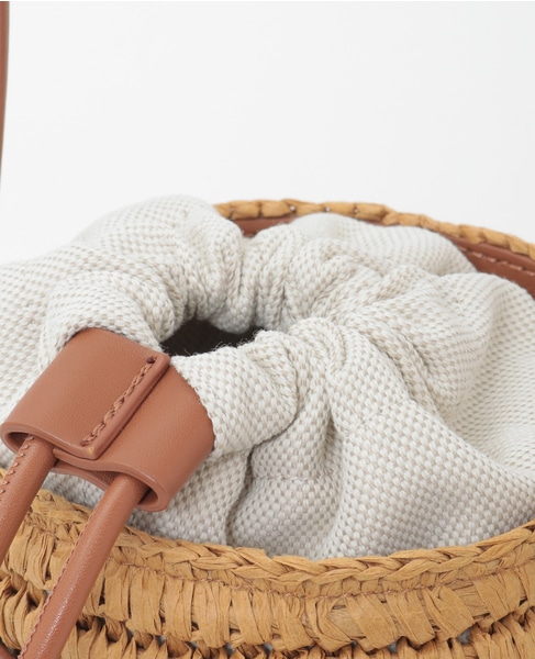 【Gianni Chiarini/ジャンニキャリーニ】レザーカゴバッグ 詳細画像 ベージュ 4