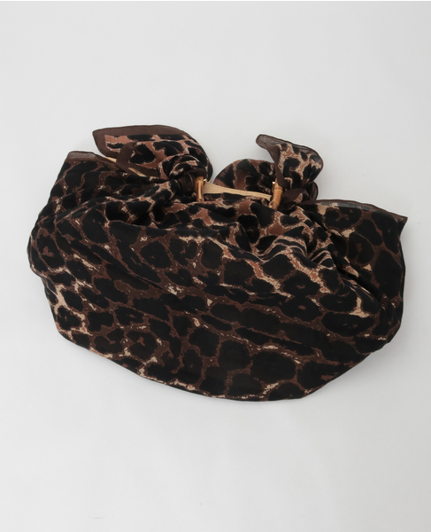 【manipuri/マニプリ】ラフィアシートBIGバッグ(151254201) 詳細画像 レオパード 8