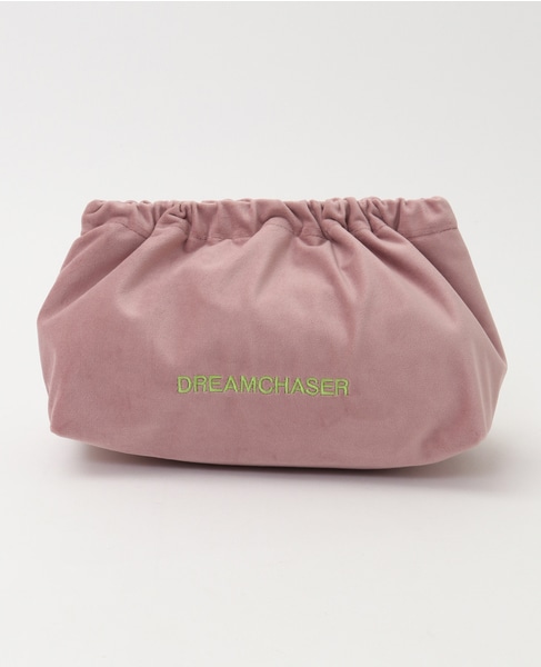 【sorbet island/ソルベ アイランド】p.72-73 Embroidered Veivet Clutch Bag 詳細画像 ピンク 1