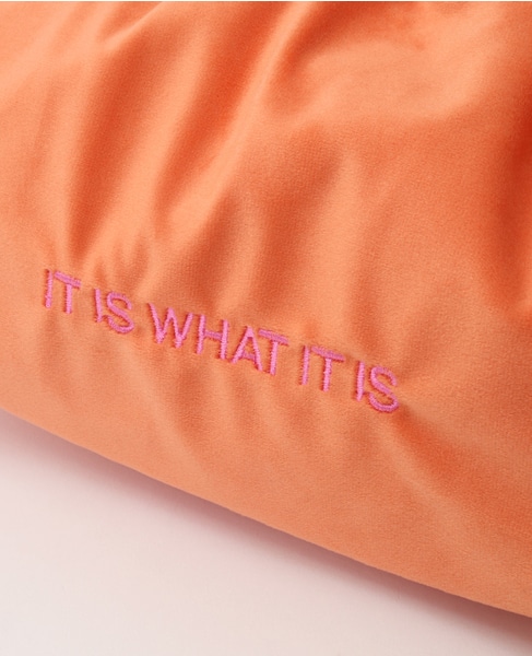 【sorbet island/ソルベ アイランド】p.72-73 Embroidered Veivet Clutch Bag 詳細画像 オレンジ 6