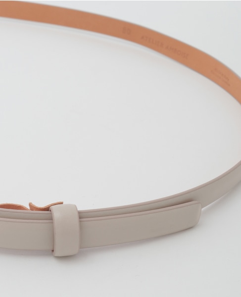【ATELIER AMBOISE/アトリエアンボワーズ】ベルト（2722_SOAVE） 詳細画像 アイボリー 4