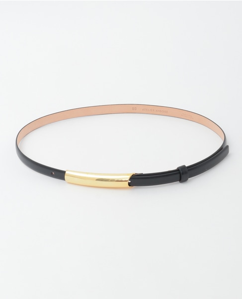 【ATELIER AMBOISE/アトリエアンボワーズ】ベルト（2722_SOAVE） 詳細画像 ブラック 1