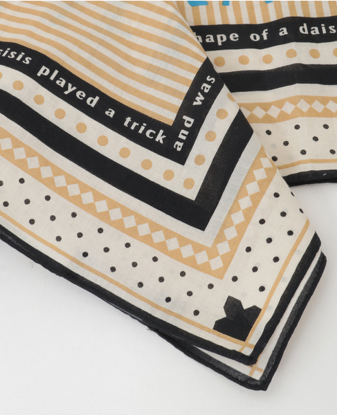 【manipuri/マニプリ】C65 デイジーバンダナ 詳細画像 ベージュ 2