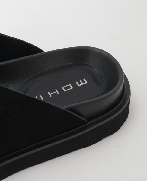 【MOHI/モヒ】バックルベルトサンダル 詳細画像 ブラック 6