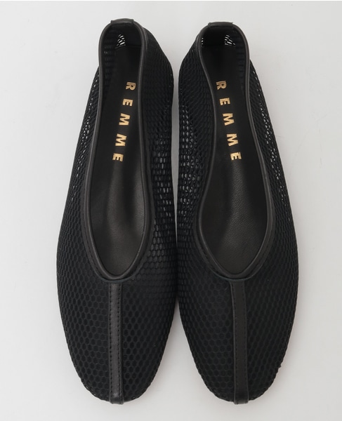 【REMME/レメ】メッシュフラットシューズ 詳細画像 ブラック 2