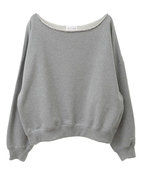 【upper hights/アッパーハイツ】CROPPED SWEAT 詳細画像 グレー 1