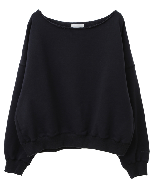 【upper hights/アッパーハイツ】CROPPED SWEAT 詳細画像 ネイビー 1