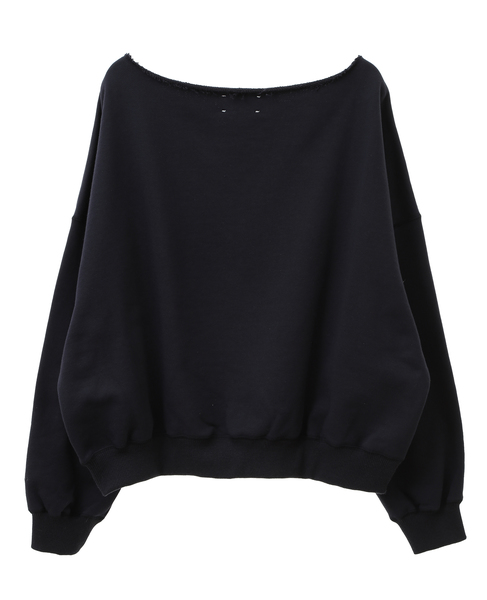 【upper hights/アッパーハイツ】CROPPED SWEAT 詳細画像 ネイビー 2