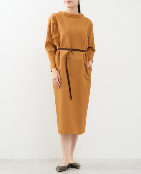 ドルマンサックドレス 詳細画像 キャメルオレンジ 1