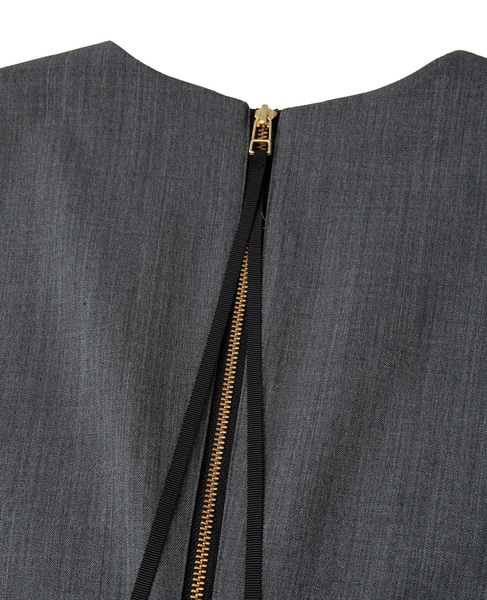 ウールギャバサーキュラージャンスカ 詳細画像 チャコールグレー 15