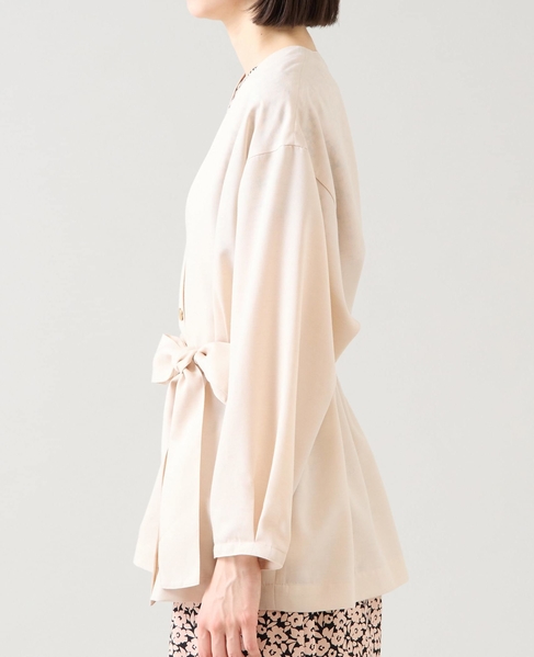 リボンベルトジャケット 詳細画像 アイボリー 12