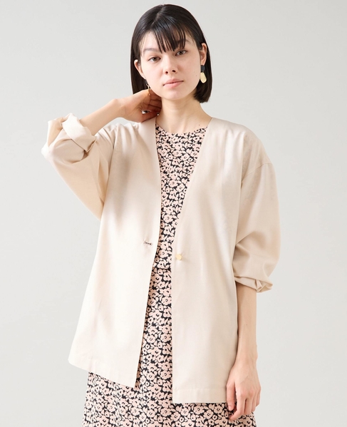 リボンベルトジャケット 詳細画像 アイボリー 5