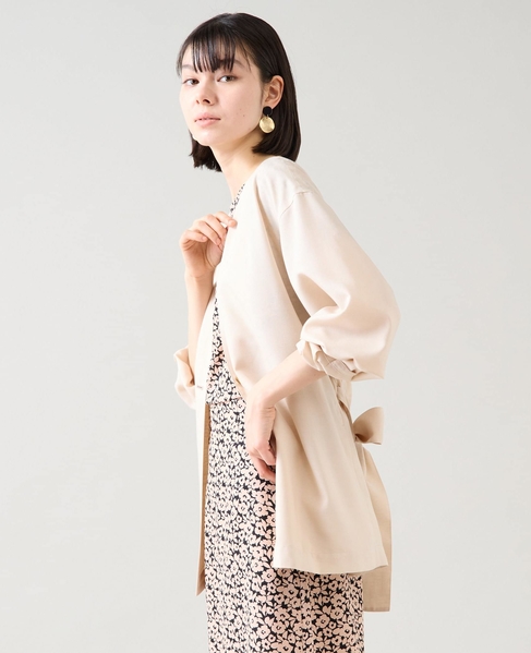 リボンベルトジャケット 詳細画像 アイボリー 6