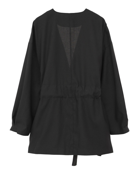 リボンベルトジャケット 詳細画像 ブラック 5