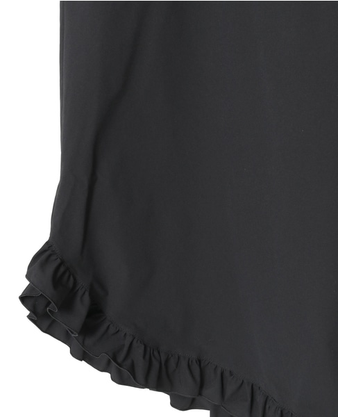 《定番》フリルヘムノースリーブブラウス（セットアップ可） 詳細画像 ブラック 11