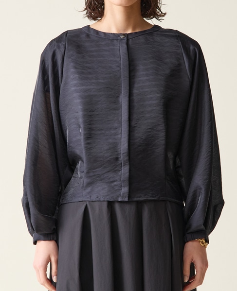 シアードルマンブラウス 詳細画像 ネイビー 5