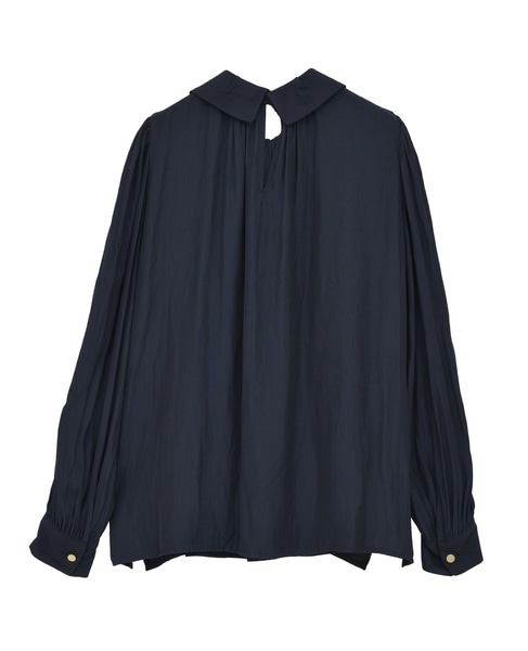 タックカラー付ブラウス 詳細画像 ネイビー 6