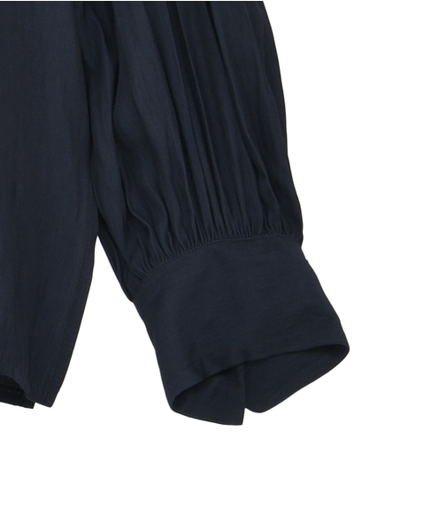 タックカラー付ブラウス 詳細画像 ネイビー 9