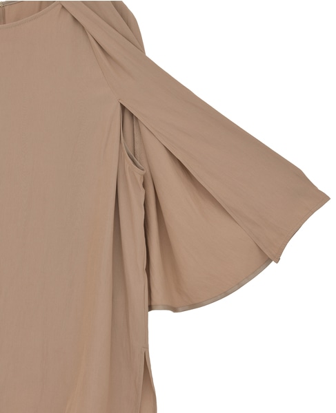 ケープブラウス 詳細画像 キャメル 10