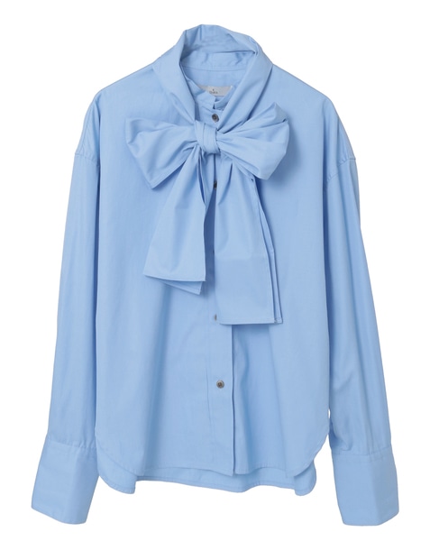 ロングボウタイシャツ 詳細画像 サックス 12