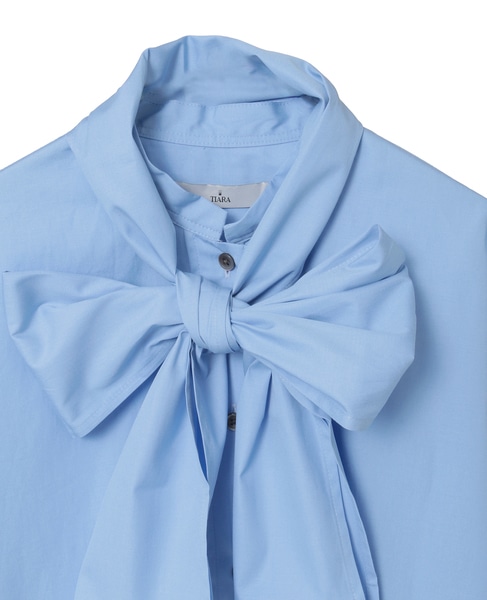 ロングボウタイシャツ 詳細画像 サックス 14