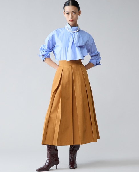 ロングボウタイシャツ 詳細画像 サックス 5