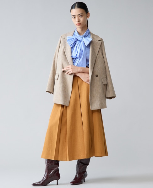 ロングボウタイシャツ 詳細画像 サックス 9