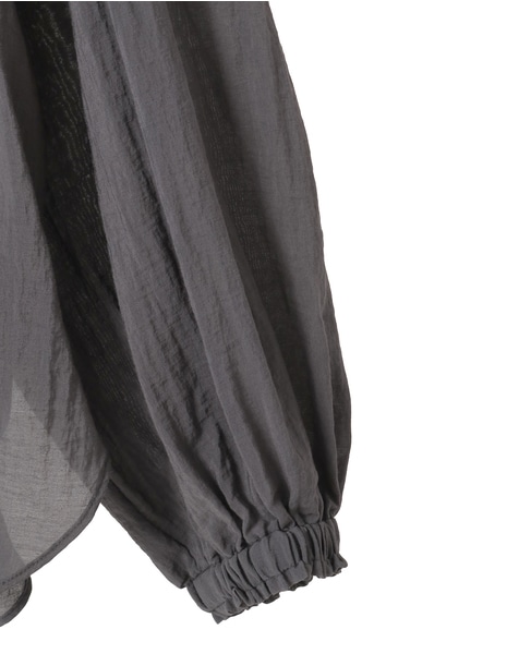 フリルカラー2WAYブラウス 詳細画像 チャコールグレー 6