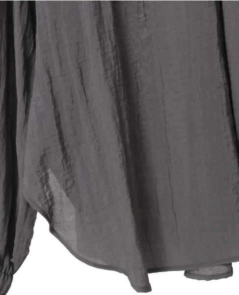 フリルカラー2WAYブラウス 詳細画像 チャコールグレー 7