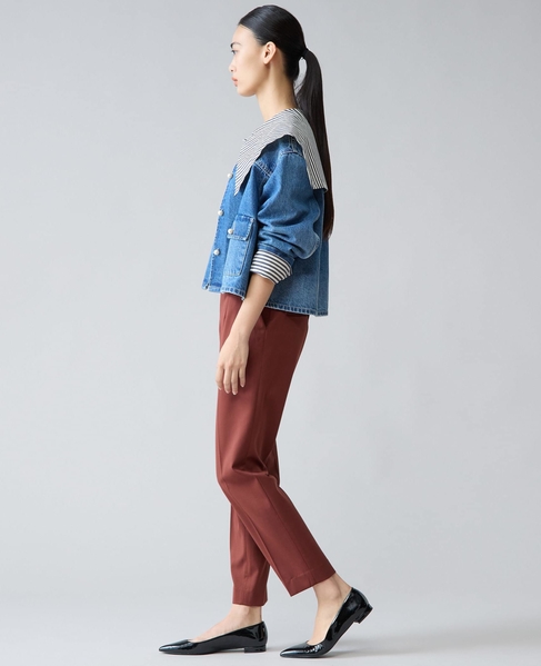 ビッグカラーシャツブラウス 詳細画像 ストライプ 9