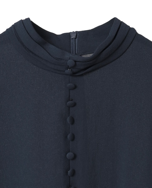 カバーボタンブラウス 詳細画像 ネイビー 3