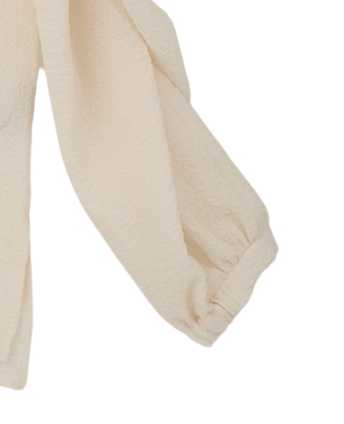 ギャザースリーブブラウス 詳細画像 オフホワイト 17