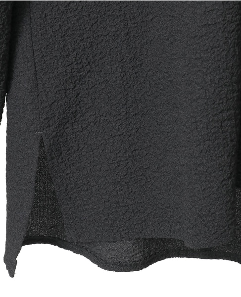 ギャザースリーブブラウス 詳細画像 ブラック 5