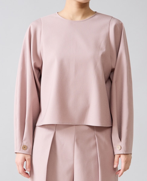 スリーブボタンブラウス 詳細画像 ピンク 7