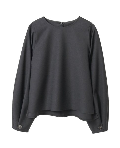 スリーブボタンブラウス 詳細画像 ブラック 1