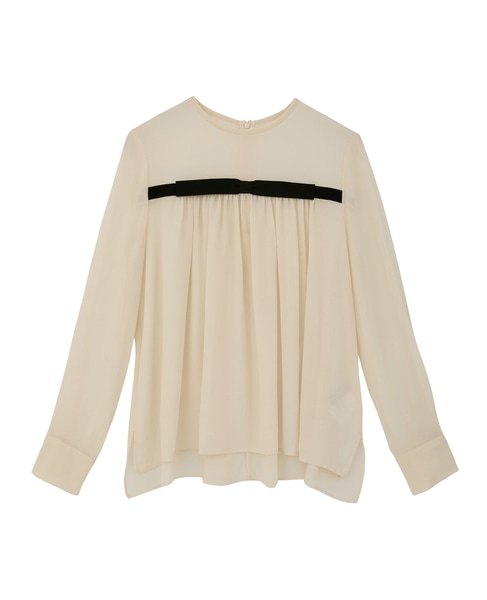 リボンディテールブラウス 詳細画像 アイボリーベージュ 13