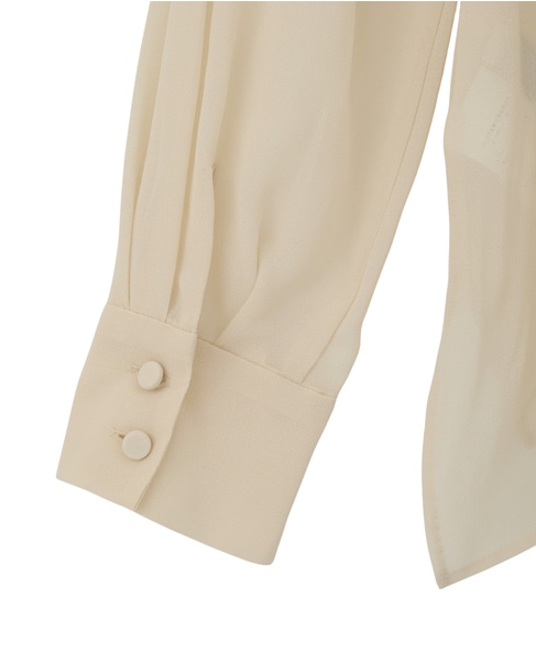 リボンディテールブラウス 詳細画像 アイボリーベージュ 18