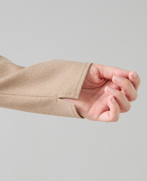 シャーリングパフブラウス 詳細画像 ベージュ 10