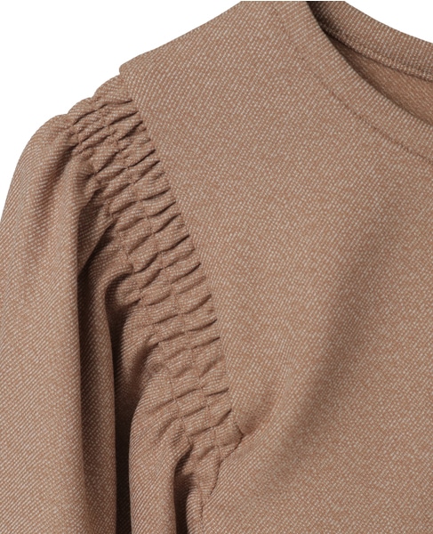 シャーリングパフブラウス 詳細画像 ベージュ 19