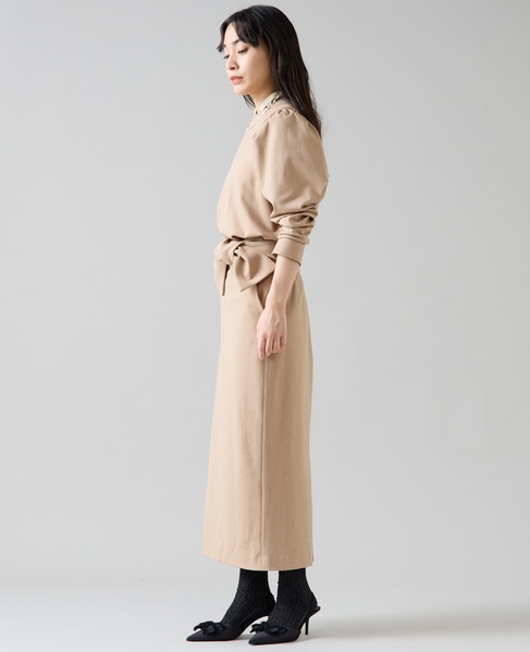 シャーリングパフブラウス 詳細画像 ベージュ 3