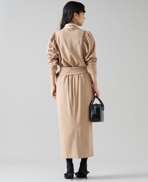 シャーリングパフブラウス 詳細画像 ベージュ 4