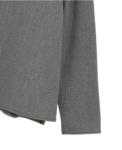 シャーリングパフブラウス 詳細画像 ブラック 4