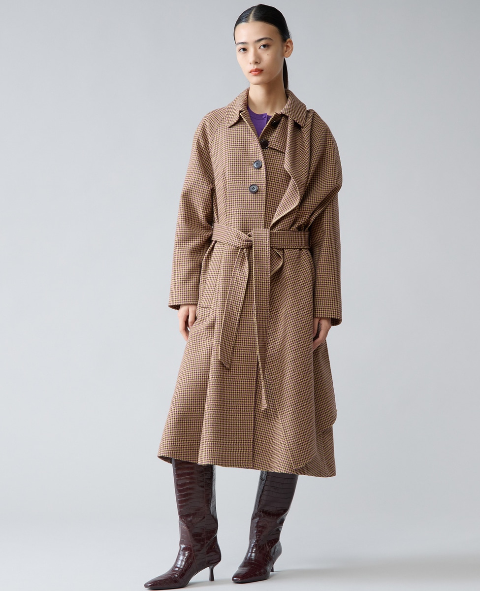 お値引き可　TIARA バイカラーコート　キャメル お値引き可 TIARA バイカラーコート キャメル - メルカリ