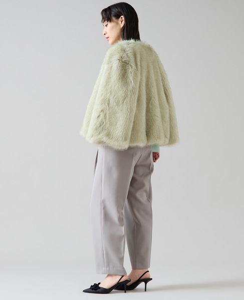 ノーカラーファーコート 詳細画像 ミント 7